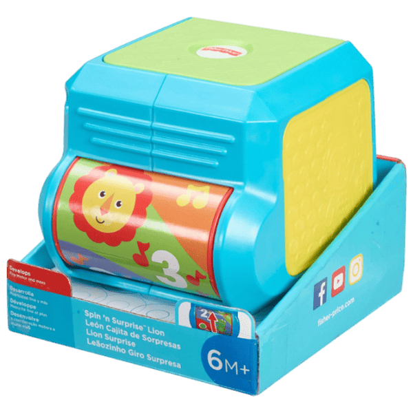 Музыкальная игрушка Fisher Price Pop-Up Surprise Lion FHF77 0.5+ / Синий photo 5