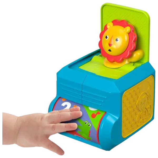 Музыкальная игрушка Fisher Price Pop-Up Surprise Lion FHF77 0.5+ / Синий photo 7