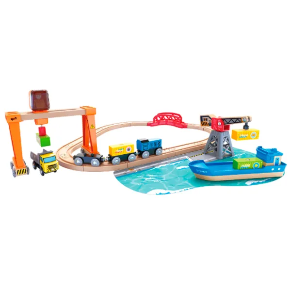 Set de mașini Hape Încărcare și Descărcare în Port E3791  / / Multicolor Multicolor photo 2
