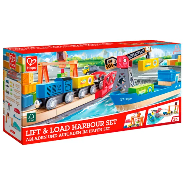 Set de mașini Hape Încărcare și Descărcare în Port E3791  / / Multicolor Multicolor photo 3