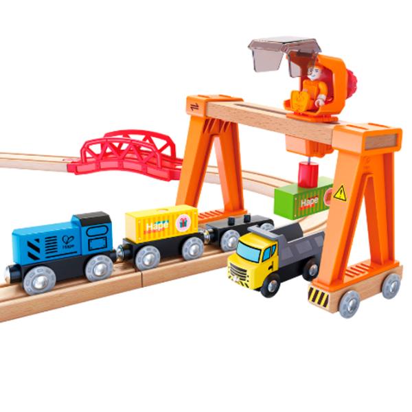 Set de mașini Hape Încărcare și Descărcare în Port E3791  / / Multicolor Multicolor photo 5