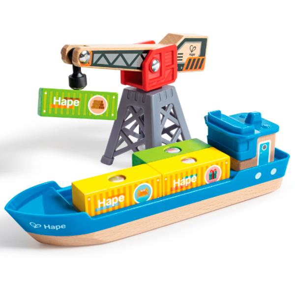 Set de mașini Hape Încărcare și Descărcare în Port E3791  / / Multicolor Multicolor photo 6