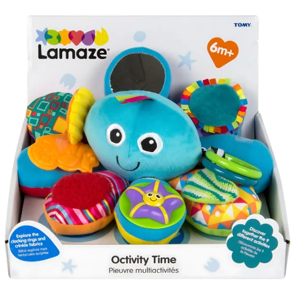 Joc educativ Tomy Lamaze Octivity Time T27206 0+ / Blue photo 3