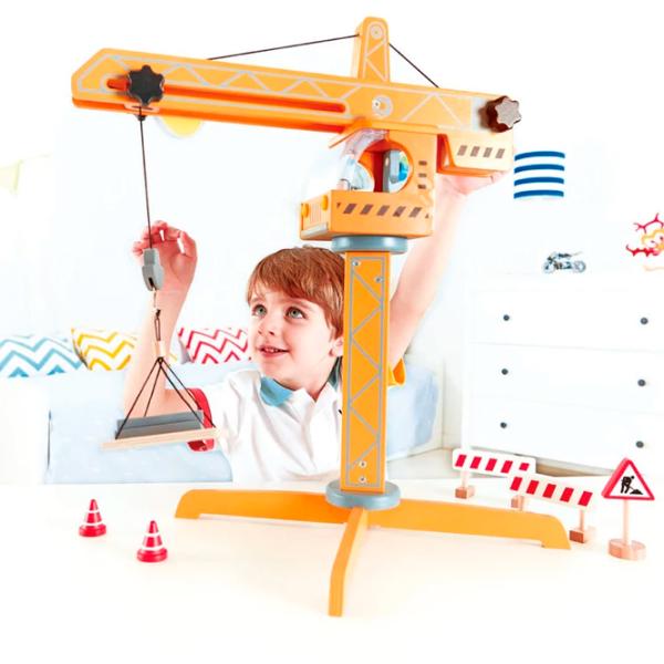 Кран Hape Подъемный кран E3011  / / Серый Желтый photo 4
