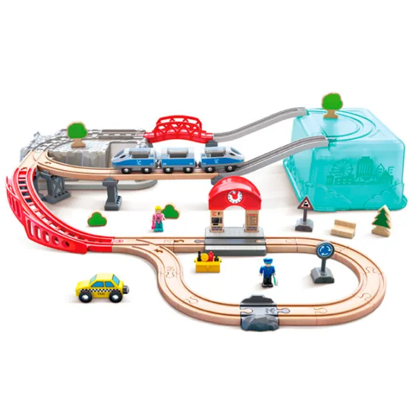 Tren Hape Trenuletul Vesel E3771  / / Multicolor Multicolor photo 2