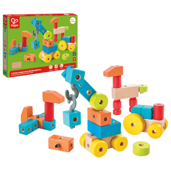 Joc educativ Hape Wonder ABC Blocks E0519 1+ / Multicolor photo 1