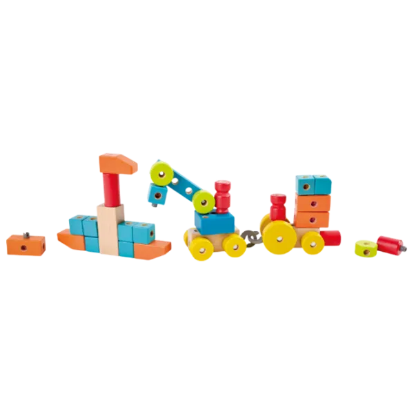 Joc educativ Hape Wonder ABC Blocks E0519 1+ / Multicolor photo 3