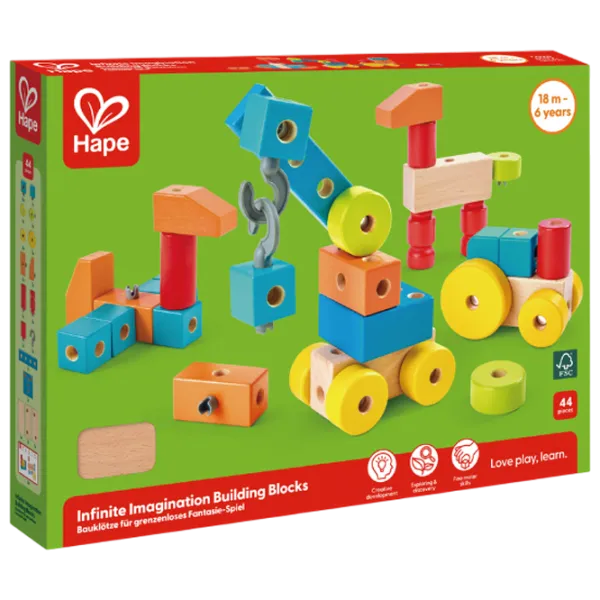 Joc educativ Hape Wonder ABC Blocks E0519 1+ / Multicolor photo 7