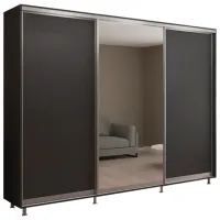 Шкаф My-Style Cupe 300 x 60см x 240 / ЛДСП / Anthracite