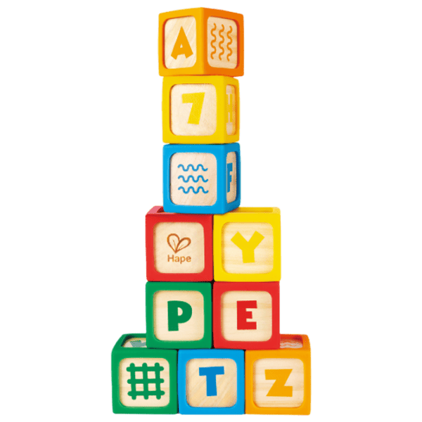 Joc educativ Hape Wooden Blocks E0131 0.5+ / Multicolor photo 3