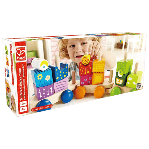 Игрушка каталка Hape Stacking Train E0417 1+ / Разноцветный photo 3