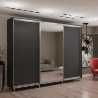 Шкаф My-Style Cupe 290 x 60см x 230 / ЛДСП / Anthracite photo 2