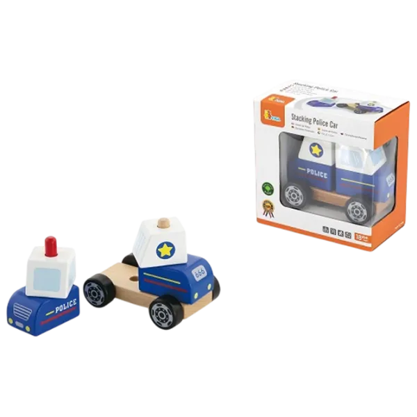 Joc educativ VIGA Police Car 50201  1.5+ / Blue photo 3
