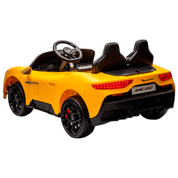 Электромобиль Maserati MC20 Kids car Maserati MC20 5 км/ч / 50 кг / 3+ / Желтый photo 2