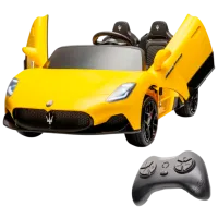 Mașină electrică Maserati MC20 Kids car Maserati MC20 5 km/h / 50 kg / 3+ / Yellow photo 4
