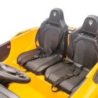 Mașină electrică Maserati MC20 Kids car Maserati MC20 5 km/h / 50 kg / 3+ / Yellow photo 6