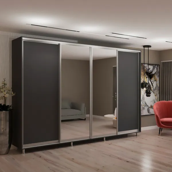 Dulap My-Style Cupe 320 x 60 x 230 / PAL / Anthracite photo 3
