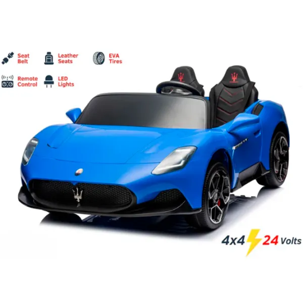 Электромобиль Maserati MC20 Kids car Maserati MC20 5 км/ч / 50 кг / 3+ / Синий photo 6