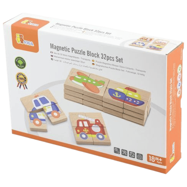 Развивающий набор VIGA Magnetic Blocks 50723 3+ / Разноцветный photo 3