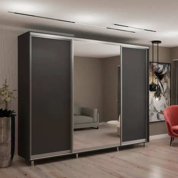 Dulap My-Style Cupe 280 x 60 x 210 / PAL / Anthracite photo 2