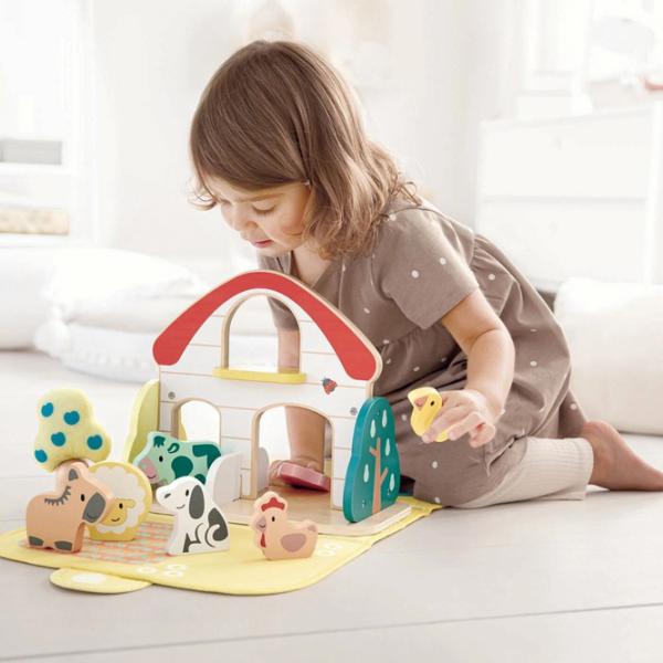 Joc educativ Hape Farm House Faith E8538 1+ / Beige photo 4