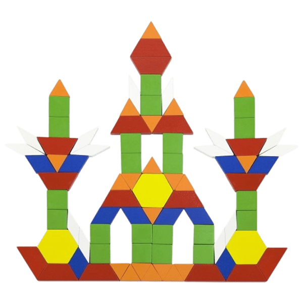  VIGA Geometric Blocks 50065 1+ / Разноцветный photo 1