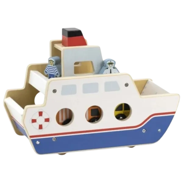 Развивающий набор VIGA Wooden Ferry 44684 1.5+ / Белый photo 2