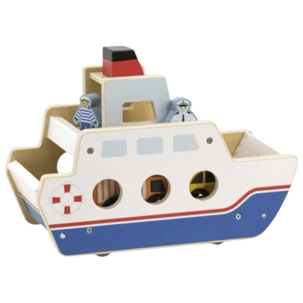 Развивающий набор VIGA Wooden Ferry 44684 1.5+ / Белый photo 2