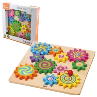 Развивающий набор VIGA Rotating Gears Set 59854 3+ / Разноцветный