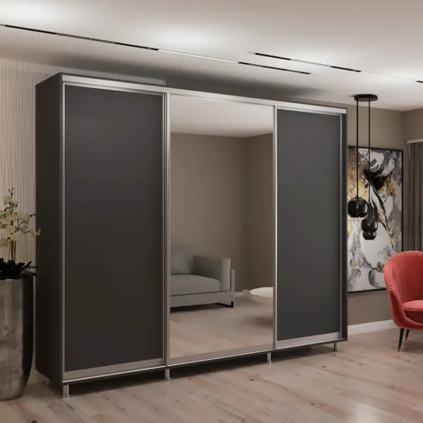 Dulap My-Style Cupe 270 x 60 x 210 / PAL / Anthracite photo 3