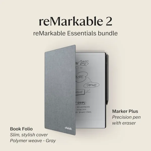 Электронная книга reMarkable 2 Essentials Bundle 10.3" / E-Ink / 8 ГБ / Белый photo 2