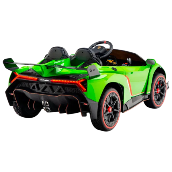 Mașină electrică Lamborghini Veneno Kids car LAMBORGHINI VENENO 7 km/h / 30 kg / 3+ / Green photo 3