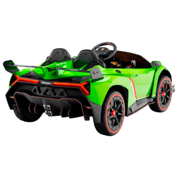 Mașină electrică Lamborghini Veneno Kids car LAMBORGHINI VENENO 7 km/h / 30 kg / 3+ / Green photo 3
