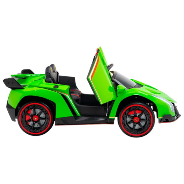 Mașină electrică Lamborghini Veneno Kids car LAMBORGHINI VENENO 7 km/h / 30 kg / 3+ / Green photo 5