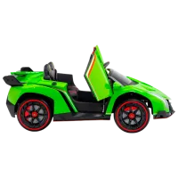 Mașină electrică Lamborghini Veneno Kids car LAMBORGHINI VENENO 7 km/h / 30 kg / 3+ / Green photo 5