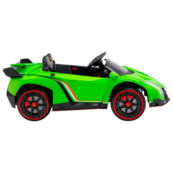 Mașină electrică Lamborghini Veneno Kids car LAMBORGHINI VENENO 7 km/h / 30 kg / 3+ / Green photo 6