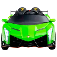 Mașină electrică Lamborghini Veneno Kids car LAMBORGHINI VENENO 7 km/h / 30 kg / 3+ / Green photo 7
