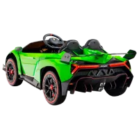 Mașină electrică Lamborghini Veneno Kids car LAMBORGHINI VENENO 7 km/h / 30 kg / 3+ / Green photo 8