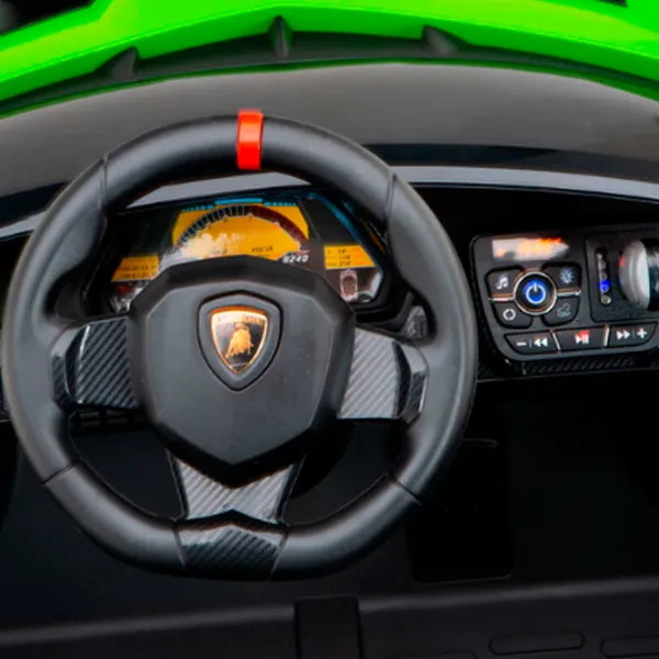 Mașină electrică Lamborghini Veneno Kids car LAMBORGHINI VENENO 7 km/h / 30 kg / 3+ / Green photo 10