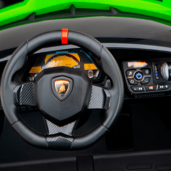 Mașină electrică Lamborghini Veneno Kids car LAMBORGHINI VENENO 7 km/h / 30 kg / 3+ / Green photo 10
