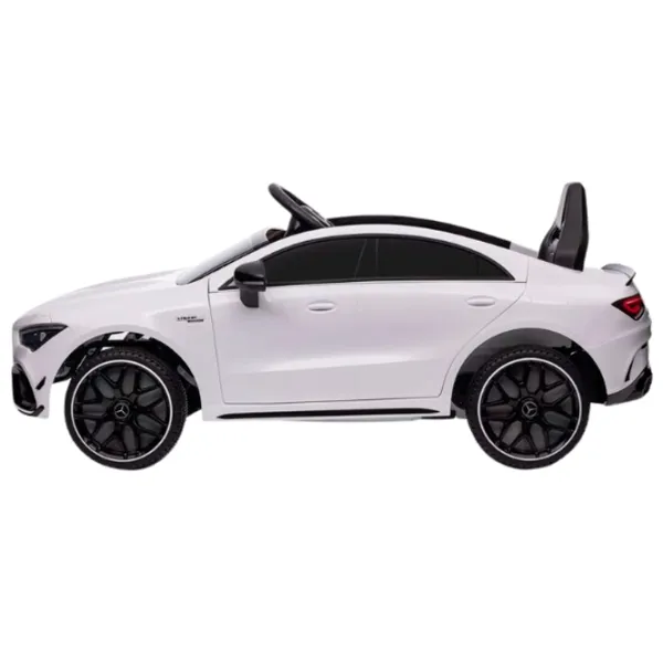 Mașină electrică Mercedes-Benz CLA45 Kids car MERCEDES-BENZ CLA45 5 km/h / 30 kg / 3+ / White photo 2