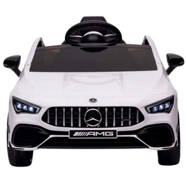 Mașină electrică Mercedes-Benz CLA45 Kids car MERCEDES-BENZ CLA45 5 km/h / 30 kg / 3+ / White photo 3