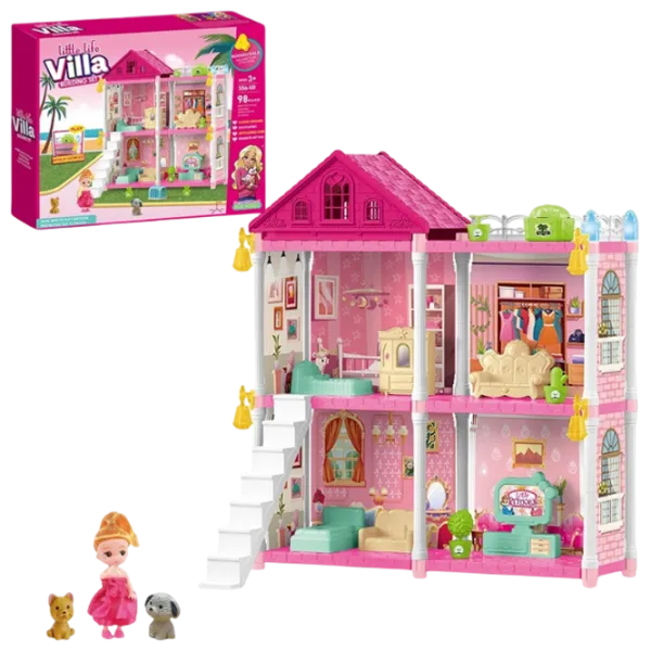 Căsuță pentru păpuși Essa Toys Little Villa 556-101 căsuță / 3+ photo 1