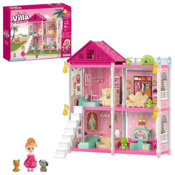 Căsuță pentru păpuși Essa Toys Little Villa 556-101 căsuță / 3+ photo 1