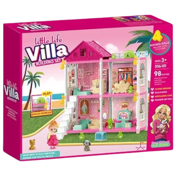 Căsuță pentru păpuși Essa Toys Little Villa 556-101 căsuță / 3+ photo 3