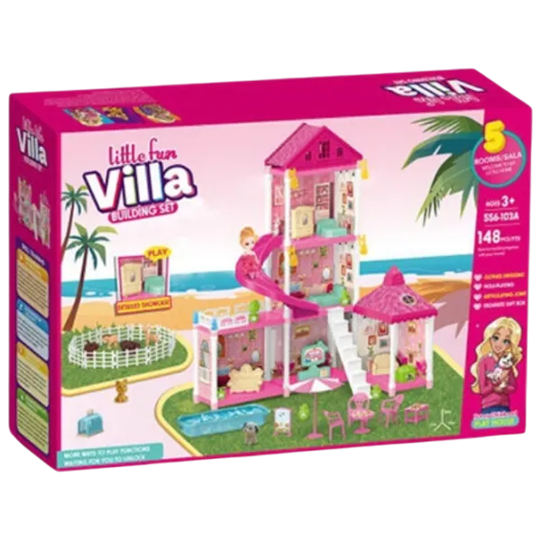 Căsuță pentru păpuși Essa Toys Little Villa 556-103A căsuță / 3+ photo 3