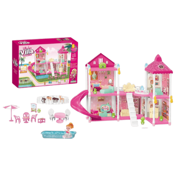 Căsuță pentru păpuși Essa Toys Little Villa 556-103 căsuță / 3+ photo 1
