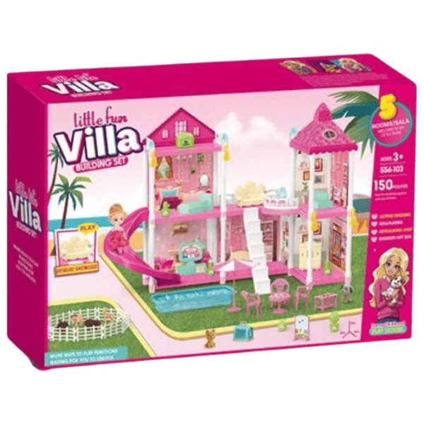 Căsuță pentru păpuși Essa Toys Little Villa 556-103 căsuță / 3+ photo 4