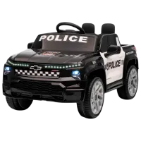 Электромобиль Chevrolet SILVERADO EV Kids car 8590091-2DRpolice 5 км/ч / 30 кг / 3+ / Черный