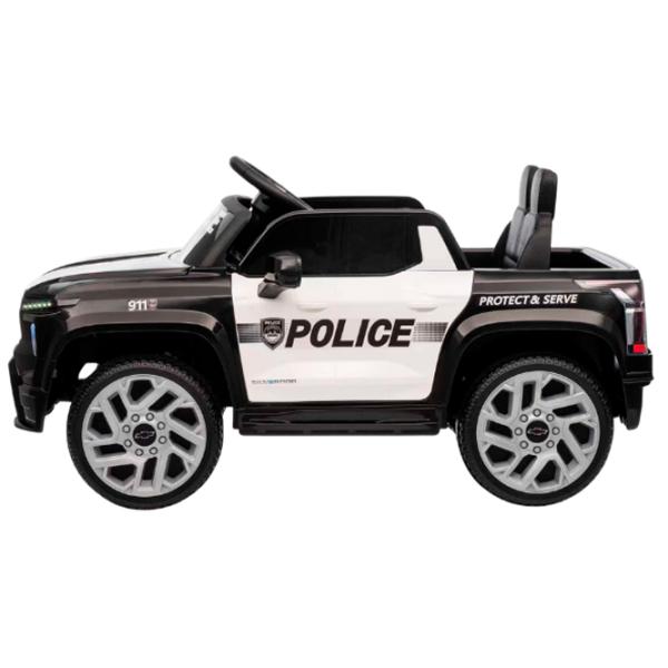 Электромобиль Chevrolet SILVERADO EV Kids car 8590091-2DRpolice 5 км/ч / 30 кг / 3+ / Черный photo 4